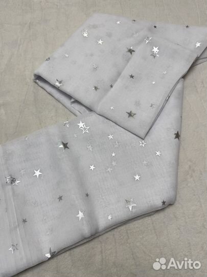 Тюль готовый под лен 400*260 новый