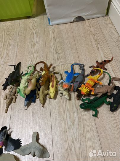 Резиновые, пластиковые ящерицы