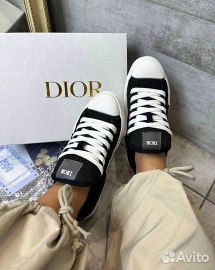 Кеды christian dior женские дутые