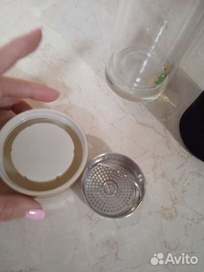 Термос стеклянный