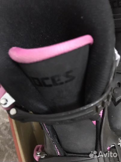 Роликовые коньки разм 30-35 раздвижные Rokis