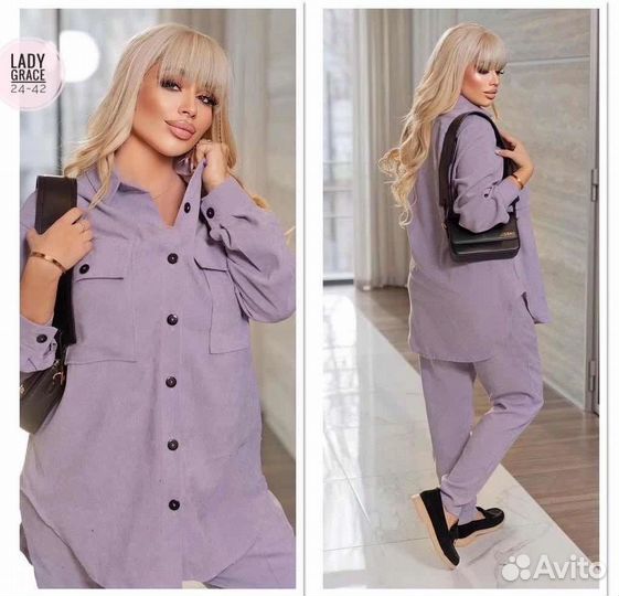 Костюм женский вельвет 60