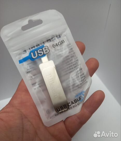 Usb флешка 64 gb 2 в 1