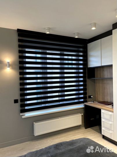 Рулонные шторы день-ночь