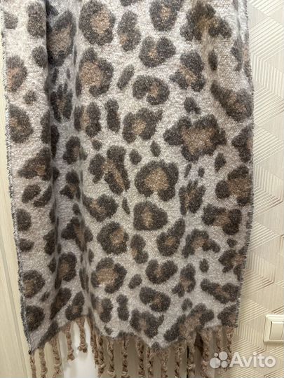 Шарф палантин теплый