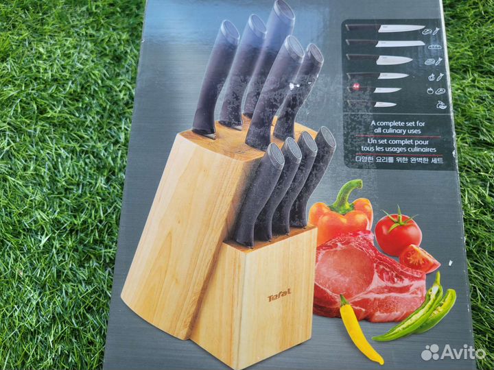 Набор ножей Tefal (9 штук) (Новый)