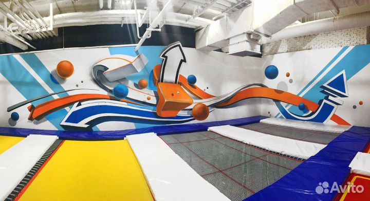 Художественная роспись стен, граффити-оформление