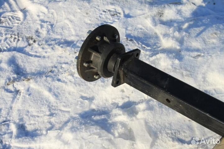 Ось для прицепа рессорная 1300 кг мзса 817710.016