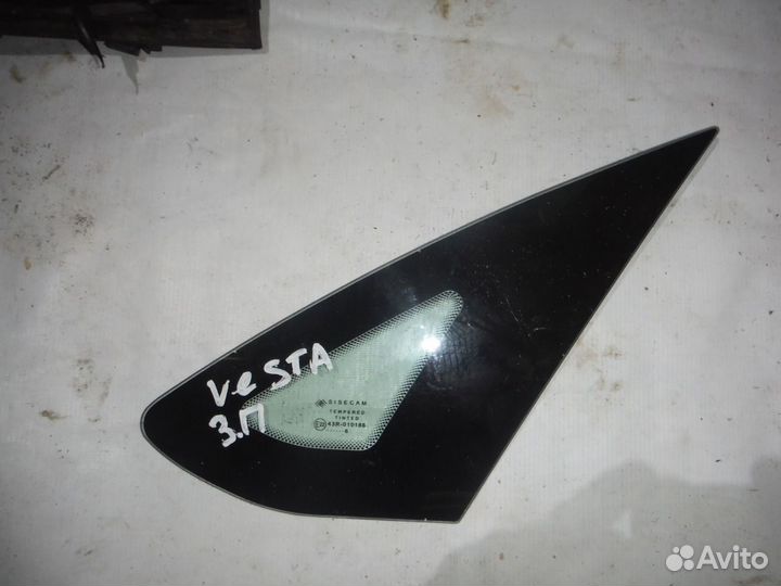 Стекла задние правые глухие форточки honda civic4D