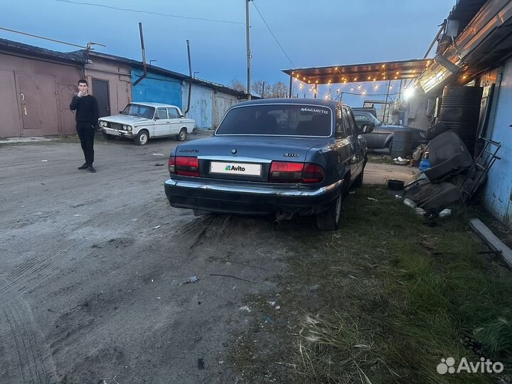 ГАЗ 3110 Волга 2.3 МТ, 2002, битый, 169 617 км