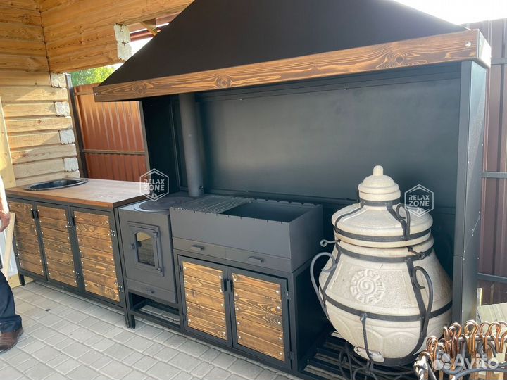 Мангал, Печь, Мангальный комплекс