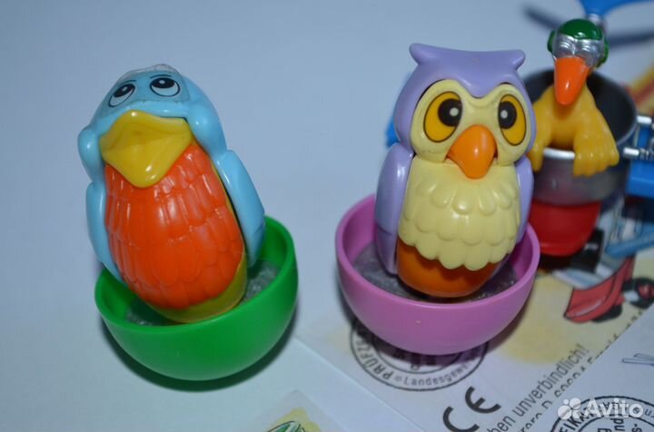 Игрушки Киндер немецкие. Птицы