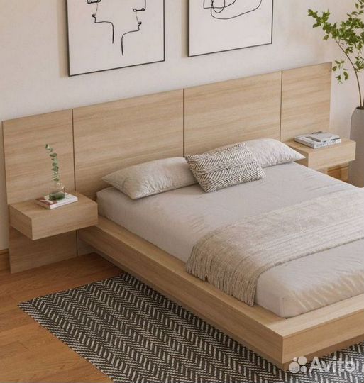 Кровать двуспальная с ящиками 180 201