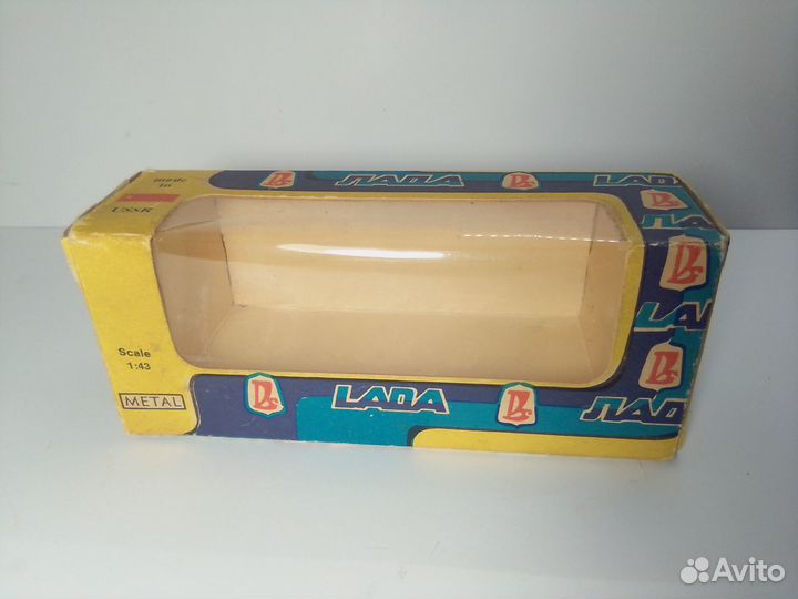 Коробка под ваз-2101 номерной без ми 1981 г. 1:43