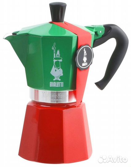 Гейзерная кофеварка Bialetti Moka Express Italia 6