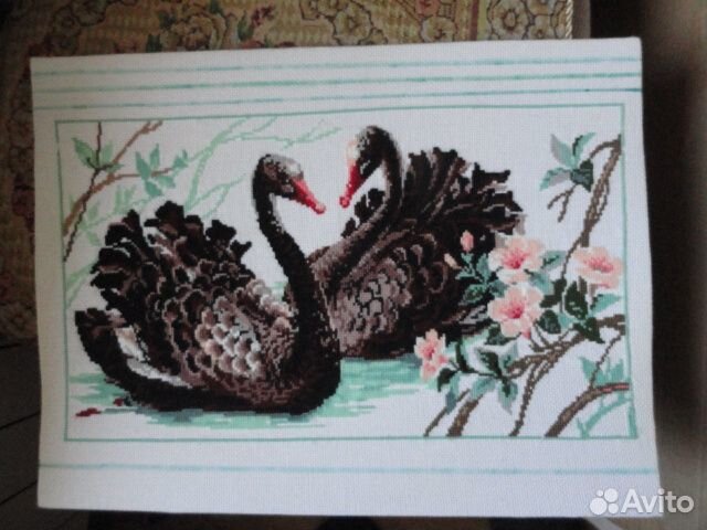 Влюбленная парочка, гобелен свежая авторская