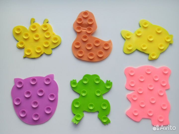 Мини коврики для ванной на присосках