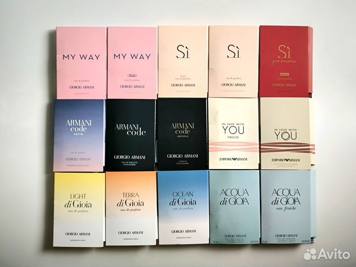 Семплы Giorgio Armani