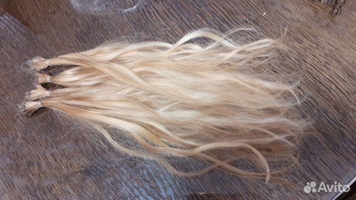 Волосы для наращивания детские блонд