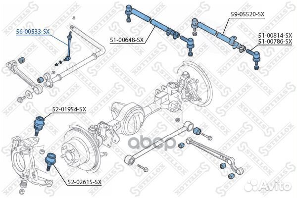 56-00533-SX тяга стабилизатора переднего Land