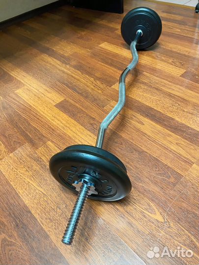 Штанга гриф блины 18кг