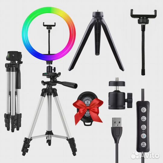 Кольцевая лампа со штативом 26см Goodly Led Light