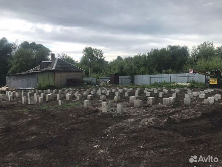 Фундамент на сваях / Сваи железобетонные забивные