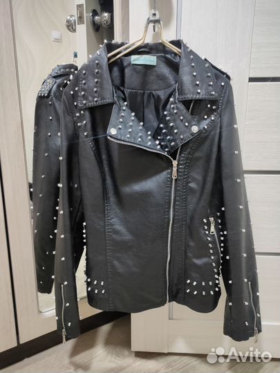 Куртка кожаная женская