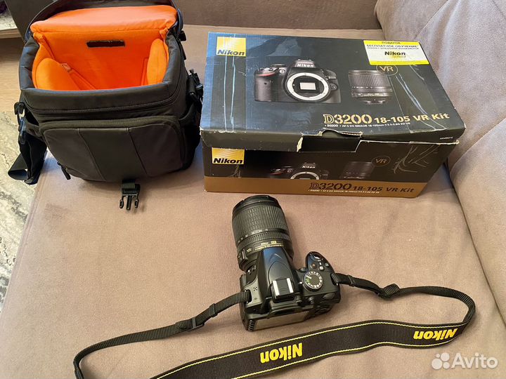 Зеркальный фотоаппарат nikon d3200 18-105 VR Kit