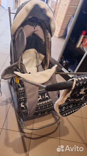 Коляска санки