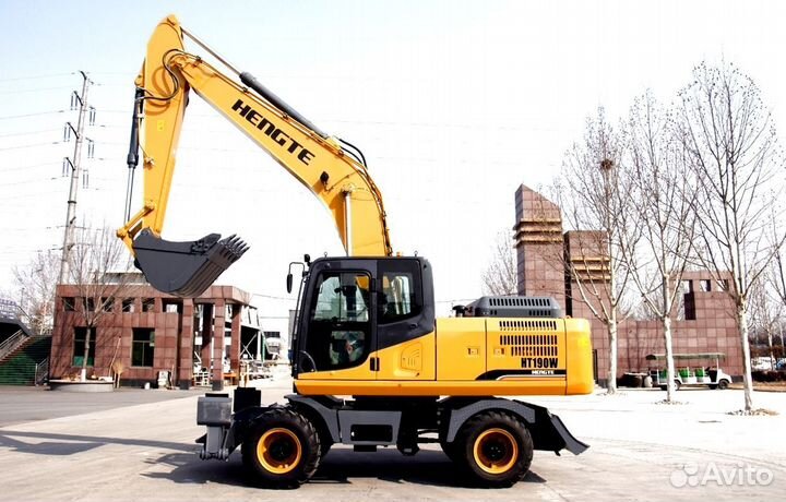 Колёсный экскаватор HENGTE HT190W, 2023