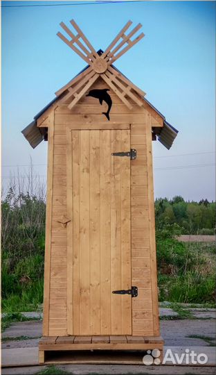 Дачный туалет с установкой WAT896