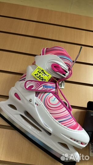 Коньки фигурные раздвижные женские разм.38-41