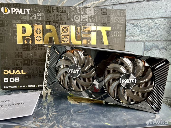 Видеокарта Rtx 2060 6GB Palit Dual/Пломба
