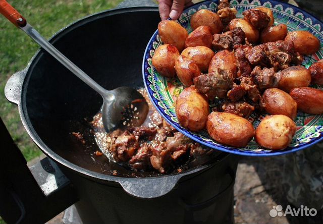 Чугунный казан