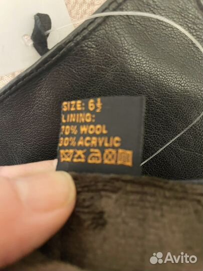 Перчатки кожа Италия