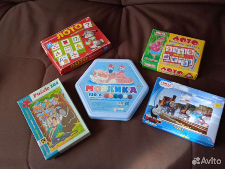 Мозайка, лото, пазлы