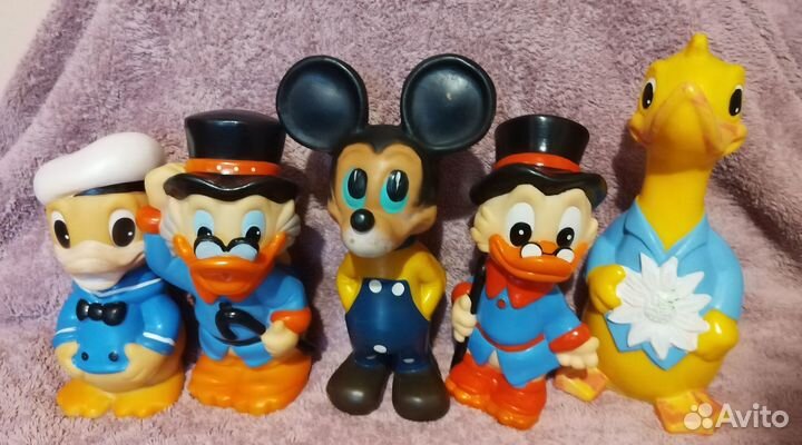 Резиновые игрушки Утиные истории Дональд Скрудж