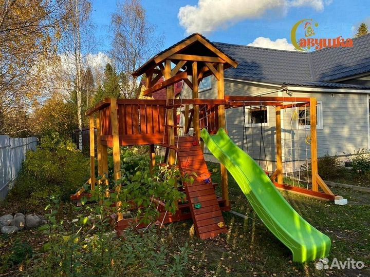 Новый детский спортивный комплекс для дачи