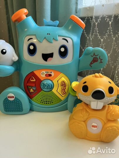 Игрушки fisher price Роккит и Спарки