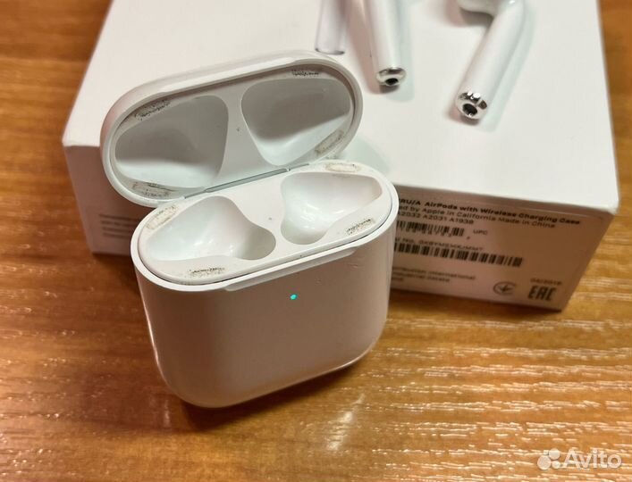 Наушники Airpods 2 правый/левый/кейс