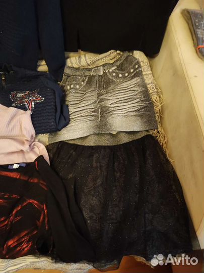 Вещи пакетом на девочку размер 134 140