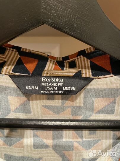 Рубашка с коротким рукавом Bershka