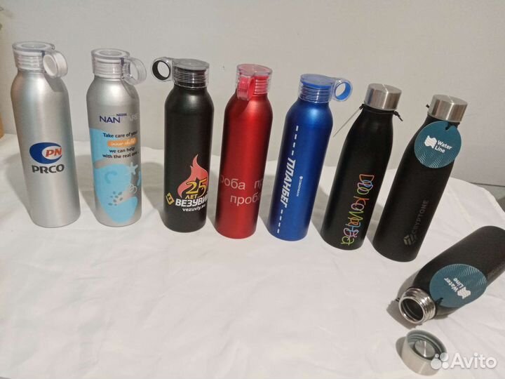 Бутылка питьевая металлическая 650 мл