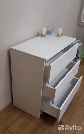 Комод белый глянец(новый)