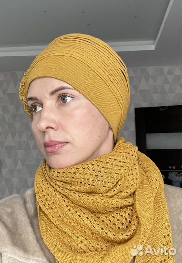 Шапка + косынка Жанна Комова
