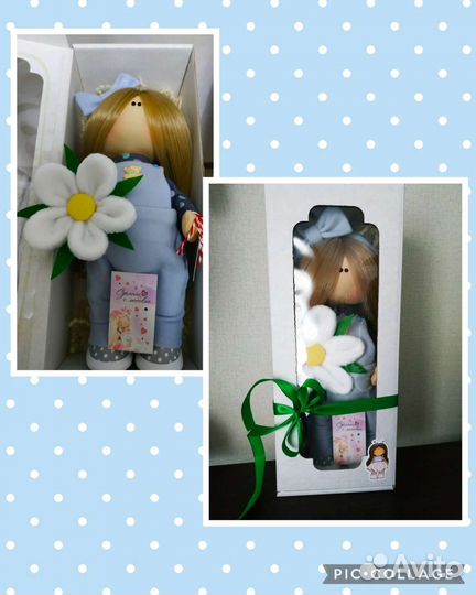 Интерьерная кукла Тильда ручной работы