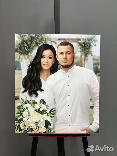 Портрет на холсте по фото