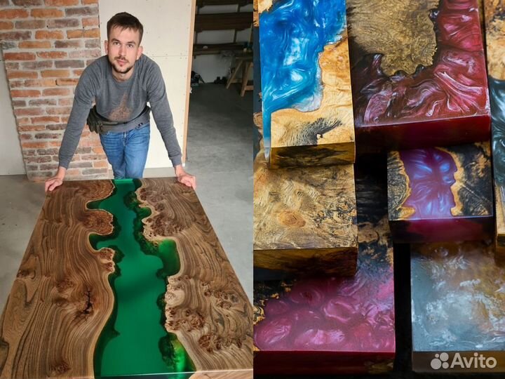 Столешница карагач слэб