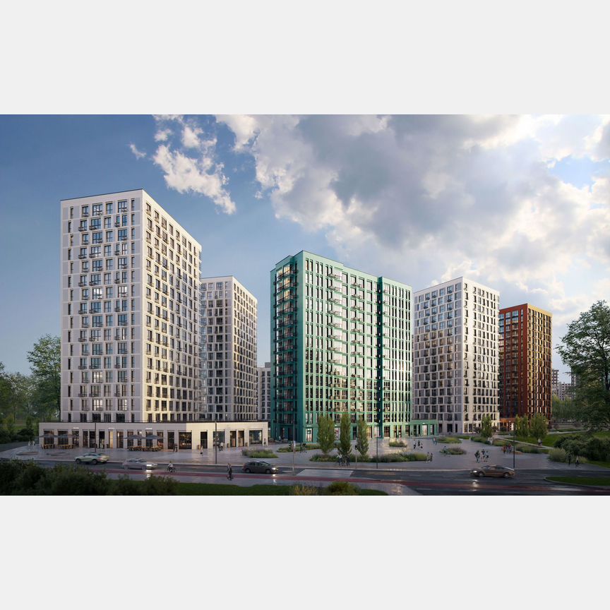 2-к. квартира, 79,6 м², 2/14 эт.
